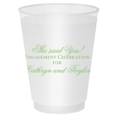Basic Text of Your Choice Shatterproof Cups