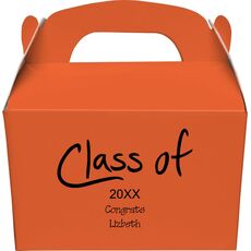 Pick Any Year of Fun Class of Gable Favor Boxes