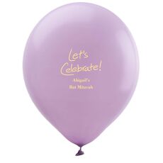 Fun Let's Celebrate Latex Balloons
