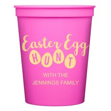 Easter Egg Hunt Stadium Cups