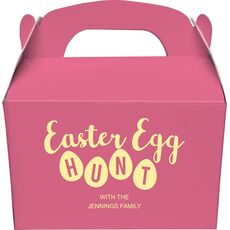 Easter Egg Hunt Gable Favor Boxes
