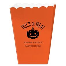 Trick or Treat Pumpkin Mini Popcorn Boxes