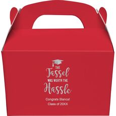 Modern Tassel Hassle Gable Favor Boxes