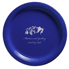 Scenic Mountains Paper Plates