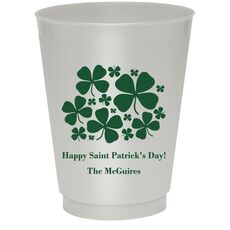Clovers Colored Shatterproof Cups