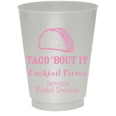 Taco Bout It Colored Shatterproof Cups