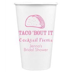 Taco Bout It Paper Coffee Cups