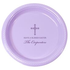 Religious Cross Plastic Plates