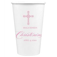 Religious Cross Paper Coffee Cups