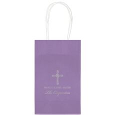 Religious Cross Medium Twisted Handled Bags
