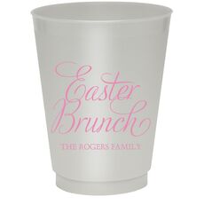 Easter Brunch Colored Shatterproof Cups