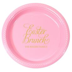 Easter Brunch Plastic Plates