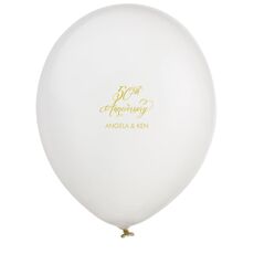 Elegant 50th Anniversary Latex Balloons