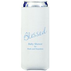 Expressive Script Blessed Collapsible Slim Huggers