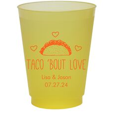 Taco Bout Love Colored Shatterproof Cups