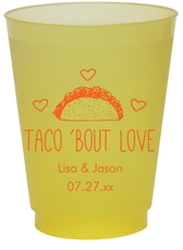 Taco Bout Love Colored Shatterproof Cups