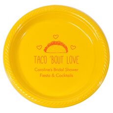 Taco Bout Love Plastic Plates