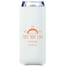 Taco Bout Love Collapsible Slim Koozies