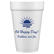 Sunrise Styrofoam Cups
