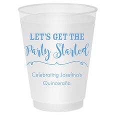 Let's Get the Party Started Shatterproof Cups
