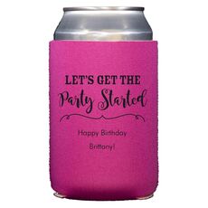 Let's Get the Party Started Collapsible Koozies