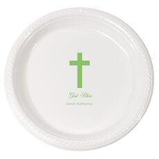 Simple Cross Plastic Plates