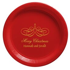 Magnificent Scroll Paper Plates