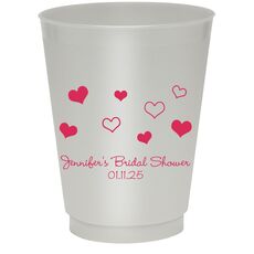 Pretty Hearts Galore Colored Shatterproof Cups