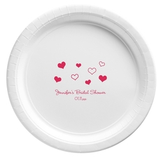 Pretty Hearts Galore Paper Plates