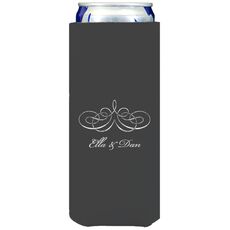 Magnificent Scroll Collapsible Slim Koozies