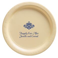 Simply Ornate Scroll Paper Plates