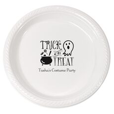 Trick or Treat Plastic Plates