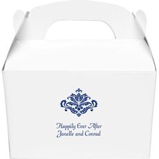 Simply Ornate Scroll Gable Favor Boxes
