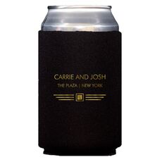 Modern Deco Scroll Collapsible Koozies