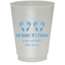 Seeing Double Twinkle Toes Colored Shatterproof Cups