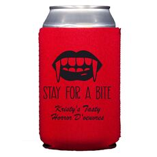 Stay For A Bite Collapsible Koozies
