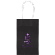 Keep Calm and Spook On Medium Twisted Handled Bags