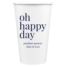 Oh Happy Day Paper Coffee Cups