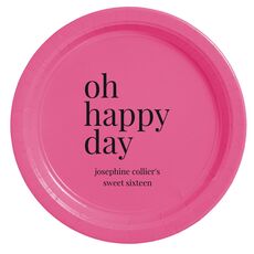Oh Happy Day Paper Plates