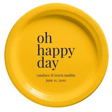 Oh Happy Day Paper Plates