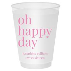 Oh Happy Day Shatterproof Cups