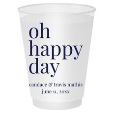 Oh Happy Day Shatterproof Cups