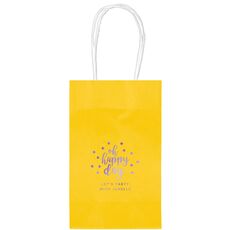 Confetti Dots Oh Happy Day Medium Twisted Handled Bags
