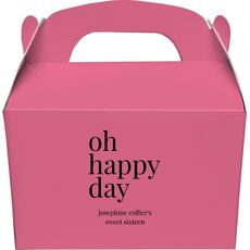 Oh Happy Day Gable Favor Boxes