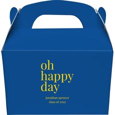 Oh Happy Day Gable Favor Boxes