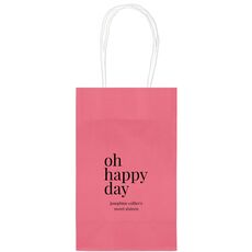 Oh Happy Day Medium Twisted Handled Bags