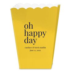 Oh Happy Day Mini Popcorn Boxes