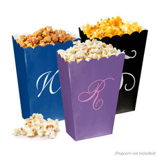 Design Your Own Single Initial Mini Popcorn Boxes