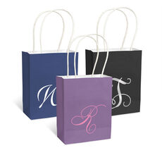 Design Your Own Single Initial Mini Twisted Handled Bags