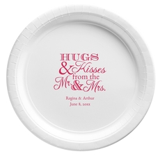 Hugs and Kisses Paper Plates